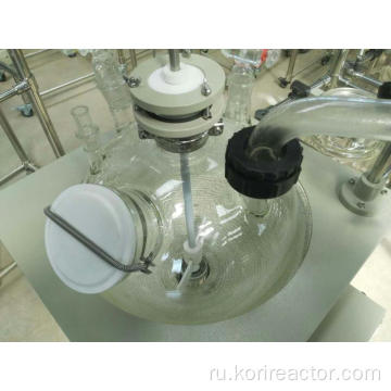 Стеклянный химический нагревательный реактор с водяной / масляной баней SUS304